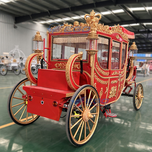 Fabricants de calèches royales : Nouvelles calèches européennes électriques de style victorien en acier, à chevaux, à vendre - Product Image 3