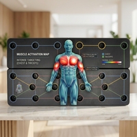 Planche de pompes portable et pliable pour l'entraînement à domicile
