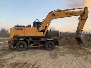 เครื่องขุดยางรถฮุนได210 210-7 21Ton HY210W-7 4ล้ออุปกรณ์ก่อสร้างแบบดั้งเดิม - Product Image 2