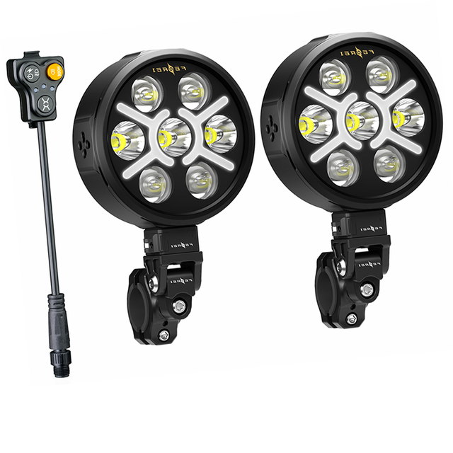 Shenzhen Ferei LED Front/Rear Auxiliary Spotlight Motorcycle Lamp IP68 Waterproof 2-Year Warranty High Brightness 2 Colors