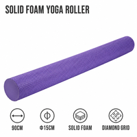 Rouleau de massage en mousse EVA Yunuoxi 90 cm, diamètre 15 cm, à picots, pour récupération musculaire, vente en gros usine