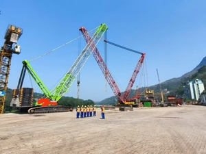 Grue sur chenilles Zoomlion de 580 tonnes de 2020 est en stock. - Product Image 4