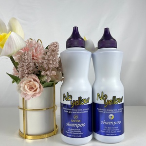 Fórmula Reparadora Herbal Anti-Amarillamiento OEM que Combate los Tonos Naranjas y Amarillos en el Cabello Decolorado, Champú para el Cabello Teñido - Product Image 1