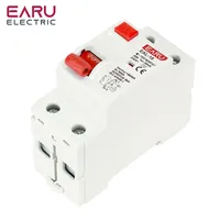 Disjoncteur différentiel électromagnétique de type A RCCB RCD 2P 10/30/100/300mA, interrupteur de sécurité EAL-18-A