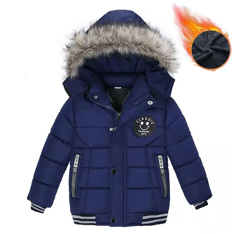 Enfant en bas âge bébé garçons vestes d'hiver enfants à capuche épais chaud vers le bas vêtements vêtements d'extérieur pour enfants manteaux