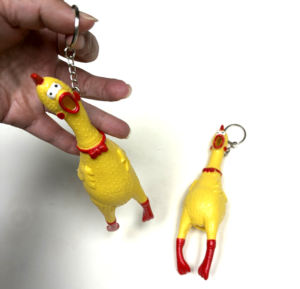 Jouets amusants et farces à thème <span class=keywords><strong>de</strong></span> Pâques, poulet gonflable écologique qui pond des œufs, en matériau TPR souple, sans limite d'âge - Product Image 1