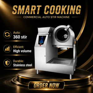 Machine à frire automatique électrique pour restaurant, <span class=keywords><strong>robot</strong></span> de cuisine avec intelligence artificielle intégrée - Product Image 4