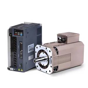 มอเตอร์แกนหมุนแบบอะซิงโครนัส 1.5KW/2.2KW/3.7KW/7.5KW/11KW/15KW BT30/BT40 12000RPM สำหรับตัวควบคุม CNC - Product Image 3