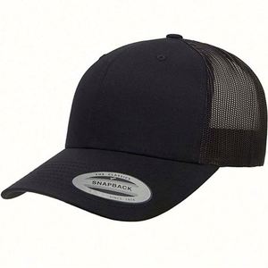 Gorra de Béisbol Personalizada con Logotipo Bordado en 3D, Lona Lavada, Poliéster/Algodón, Gorra Trucker de 5 Paneles, Moda Casual para Exteriores - Product Image 2