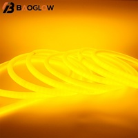 Ruban LED Circulaire Flexible 2835 Rouge Or Jaune IP67 Étanche pour Décoration Extérieure Jardin Arbre Toit Balcon