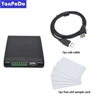 Lector de Corto Alcance UHF RFID, Reescribidor de Escritorio RS232/USB/Wiegand para Codificación de Etiquetas EPC, Escritura y Gestión de Activos