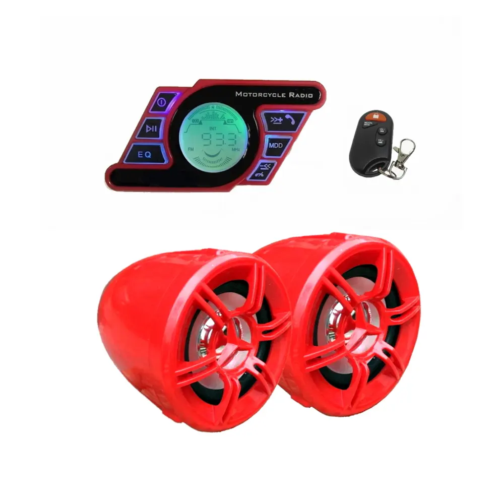 Vendita calda altoparlanti moto Mp3 per moto Bt moto per moto moto Sport bici con telecomando