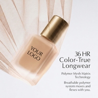 Fond de teint liquide couleur intense, fini mat, longue tenue, formule crémeuse, marque privée, OEM, ODM, végan, sans cruauté, sur mesure