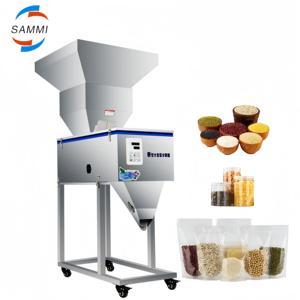 Nouvelle machine de pesage et de remplissage de céréales, riz et café de grande capacité (100-2500g) avec grande trémie - Product Image 1