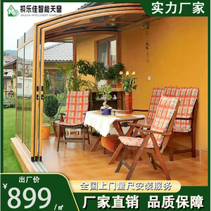 Techo Plano de Vidrio Templado para Terraza, Estilo Europeo, Alta Transmitancia de Luz, Fabricado en Foshan con 5 Años de Garantía - Product Image 4