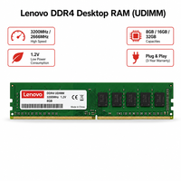 Mémoire RAM DDR4 DDR5 d'origine Lenovo pour ordinateur de bureau, 8 Go, 16 Go, 32 Go, 2666 MHz, 3200 MHz, 4800 MHz, 5600 MHz, UDIMM, pour mise à niveau d'ordinateur de bureau