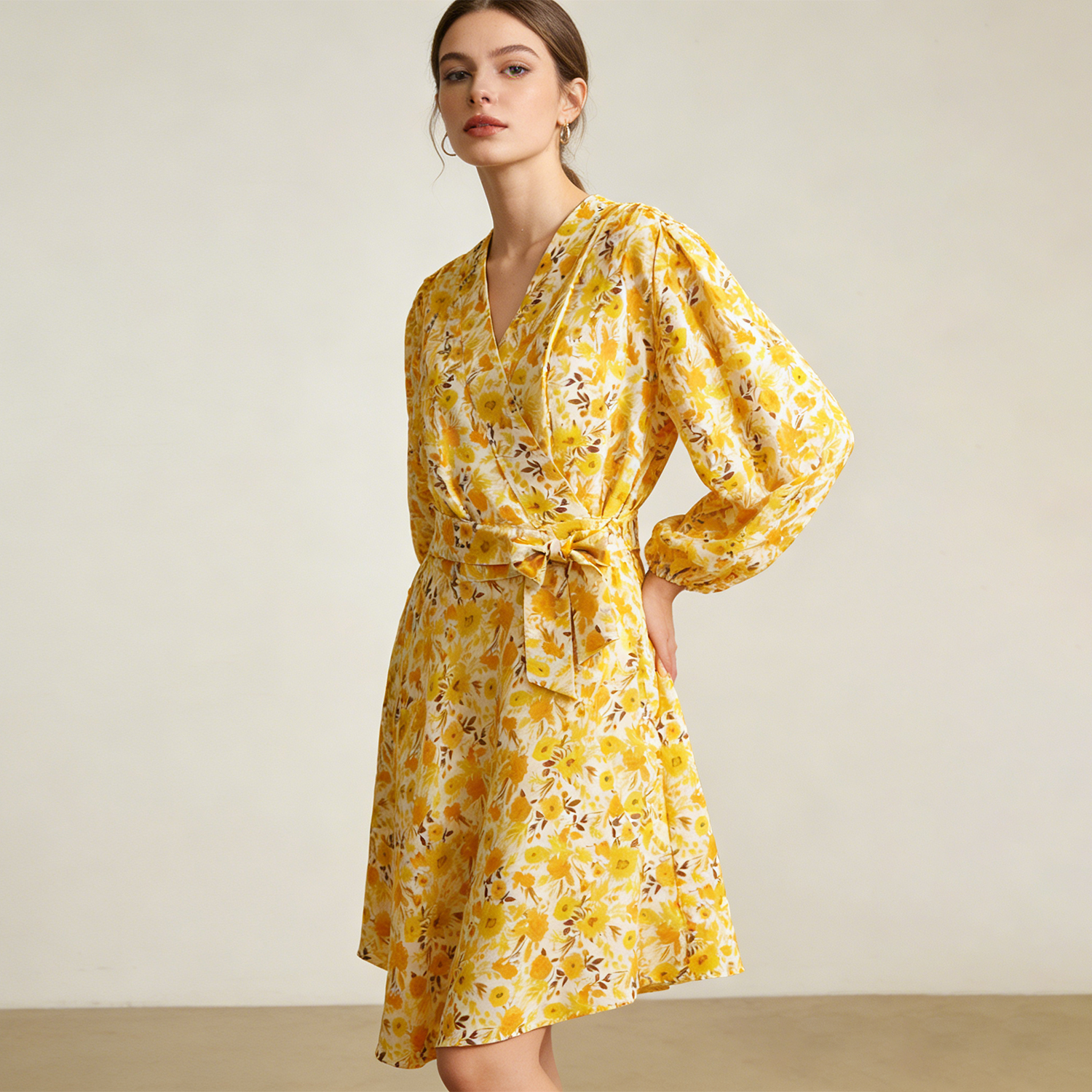 Custom Print 13 MM Silk-linen Chiffon Evening Dress Women Party Elegant Luxury Fashion Designer Outfit Premium Clothing