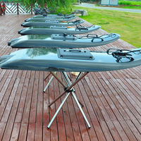 Supports d'affichage de planche de surf Support de planche d'hydroptère électrique Support de support de surf en bois Support en acier inoxydable
