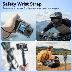 Kit de Empuñadura para Cámara <span class=keywords><strong>DJI</strong></span> <span class=keywords><strong>Osmo</strong></span> <span class=keywords><strong>Action</strong></span> 6, Soporte de Agarre con Jaula, Montaje de Liberación Rápida, Botón de Obturador, Zapata Fría, Correa de Muñeca - Product Image 4