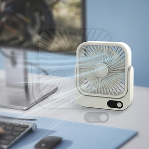 Xách Tay Mini Máy Tính Để Bàn Đứng <span class=keywords><strong>Fan</strong></span> Hâm Mộ 2000MAh Có Thể Gập Lại Bảng Nhỏ <span class=keywords><strong>Fan</strong></span> Mát Cho Xe RV Khách Sạn Ngoài Trời - Product Image 4