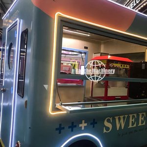 Camion de restauration rapide et de crème glacée en acier inoxydable mobile avec friteuse, garantie de 2 ans pour le service de café et de tacos de rue - Product Image 5