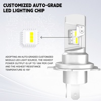 Phare LED de voiture V20 très populaire, 5000LM, sans ventilateur, installation facile, 6500K, service de personnalisation