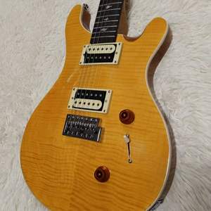 กีตาร์ไฟฟ้า <span class=keywords><strong>PRS</strong></span> สีเหลืองคุณภาพสูง พร้อมการเคลือบเงาอย่างดี เสียงไพเราะ เหมาะสำหรับมืออาชีพ - Product Image 2
