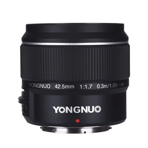 <span class=keywords><strong>YONGNUO</strong></span> YN42.5mm F1.7M Objectif Prime Standard pour appareils photo reflex numériques à monture <span class=keywords><strong>M4</strong></span>/<span class=keywords><strong>3</strong></span> Objectif AF/MF à grande ouverture pour E-PL9 GF8 GF9 Olympus - Product Image 4