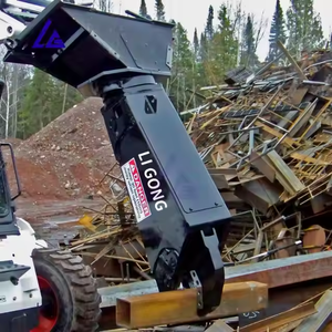 Attachement de chargeur de direction de dérapage cisaillement hydraulique de ferraille cisaillement de voiture cisaillement de pneu pour la cour de recyclage - Product Image 4