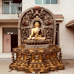 <span class=keywords><strong>Bouddha</strong></span> Vairocana, le Dharmakaya à multiples facettes dans l'art bouddhiste tibétain, sculpture de <span class=keywords><strong>Bouddha</strong></span> Vairocana, grande statue de <span class=keywords><strong>Bouddha</strong></span> d'<span class=keywords><strong>extérieur</strong></span> - Product Image 3