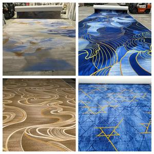 Hotel de 5 estrellas, alfombra de pared de flores moderna, rollo de lujo Axminster, poliéster con mechones, antideslizante, para mascotas, Teppich Hotel CorridorCarpet - Product Image 3