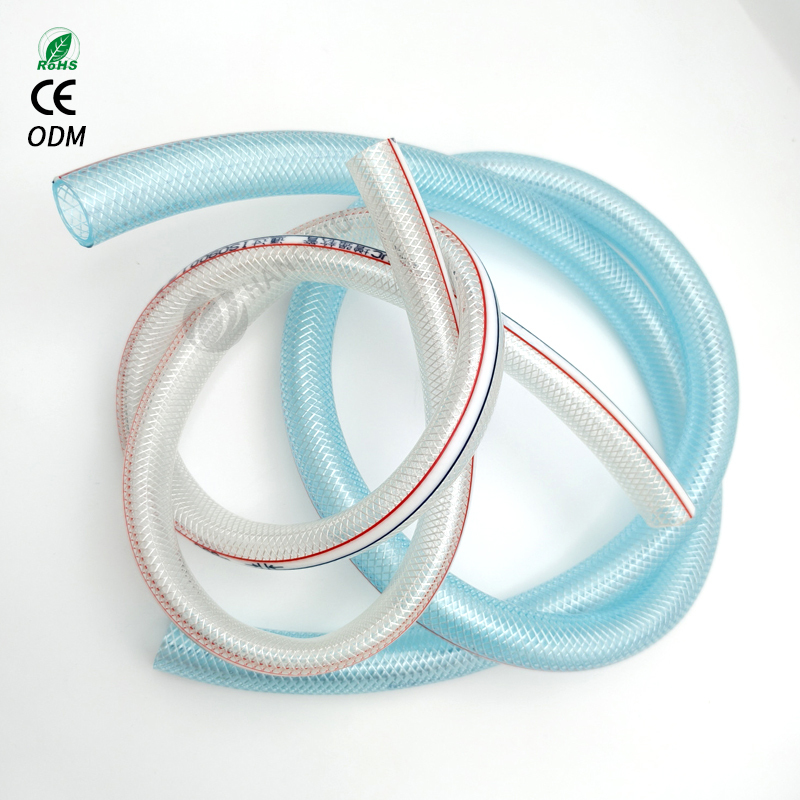 Customized Wholesale PVC Transparent Woven Hose