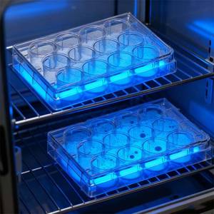 Tisu sel laboratorium, pelat tidak dipisah, Pak steril sekali pakai 12 sumur, pelat Multi baik - Product Image 1