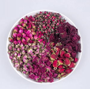 กลีบกุหลาบแห้งธรรมชาติออร์แกนิกชาสมุนไพรในถุงกุหลาบตูมฝรั่งเศษ - Product Image 4