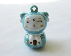 Lovely Lucky Cat Bell Charm wünscht Bell Wealth Decorative Crafts