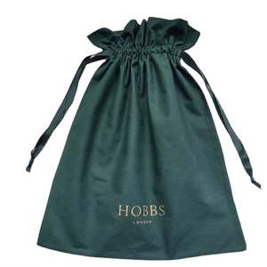 Bolsa de Almacenamiento de Algodón Ecológica Personalizada con Cordón, Color Verde Oscuro, para Guardar Zapatos, a Prueba de Polvo - Product Image 3