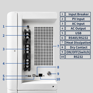 Système de stockage solaire vertical tout-en-un 10 kWh 51,2 V 100 Ah avec batterie au lithium pour système d'énergie solaire domestique - Product Image 4