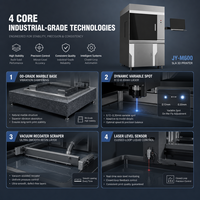 Imprimante 3D SLA industrielle à grand volume d'impression, haute précision, imprimante à résine JYM600 pour la fabrication de prototypes