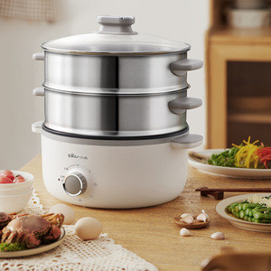 Bear Electric <b>Steamer</b> DZG-CA3A1 3 Layer 10L+ Timed Cooking For Home Use - Product Image 4
