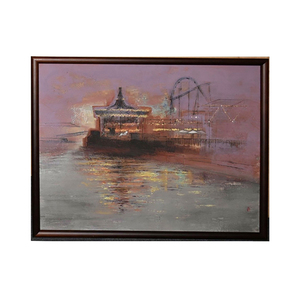 Mùa Thu Chạng Vạng bức tranh mùa thu lớn tường nghệ thuật cảnh quan đồ trang trí cho trang trí nội thất số lượng lớn - Product Image 1