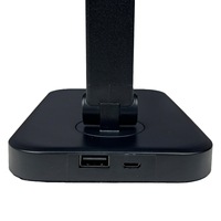 Nouvelle arrivée protection des yeux led lampe de table de lumière de bureau multifonctionnelle en métal intelligent moderne avec port de charge USB pour bureau d'étude