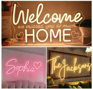 Pas de quantité minimale de commande acrylique enseigne au néon livraison rapide conception gratuite Logo personnalisé lumière LED enseigne au néon pour chambre anniversaire fête de mariage décoration - Product Image 5