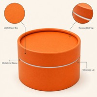 Emballages Cylindriques en Matériaux Écologiques pour Produits Cosmétiques, Boîtes Alimentaires, Tubes en Papier pour Thé, Café, Liqueurs