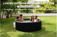 Icegalax Factory Spa Gonflable Piscine Air Jet Bain de Massage Portable Spa Hot Tub Extérieur Avec Pompe