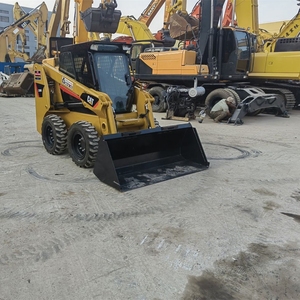 Cargadora de Ruedas Usada Caterpillar Cat 226B, Cargadora de Ruedas Original con Cucharón, Maquinaria de Construcción - Product Image 4