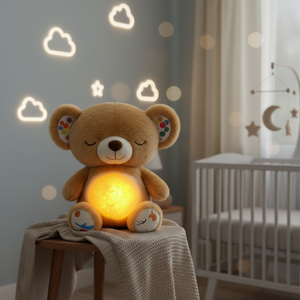 Juguete de Peluche con Movimiento de Respiración <span class=keywords><strong>para</strong></span> <span class=keywords><strong>Bebés</strong></span>, con Vibración Realista, Calmante, <span class=keywords><strong>para</strong></span> Ayudar a <span class=keywords><strong>Dormir</strong></span> - Product Image 2
