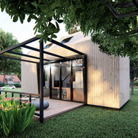 Maison préfabriquée de luxe moderne, villa de haute qualité à structure en acier, hôtel, mini-maison avec salle de bain, design élégant