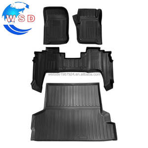 Alfombrillas antideslizantes de TPE para coche WSD para <span class=keywords><strong>Land</strong></span> <span class=keywords><strong>Cruiser</strong></span> LC71 / LC76 / LC79 2023 + alfombrilla <span class=keywords><strong>interior</strong></span> impermeable para maletero trasero insípido - Product Image 2