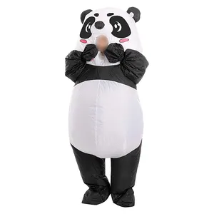 Mascota gigante inflable Panda mascota disfraz personalizado adulto disfraz de oso panda maskot disfraz adulto