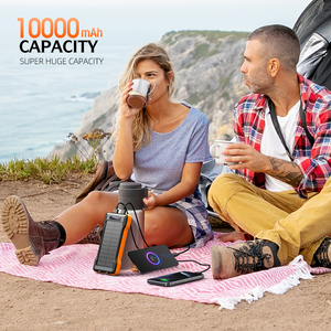 Đa chức năng được xây dựng trong cáp di động năng lượng mặt trời ngân hàng điện 10000mAh - Product Image 2